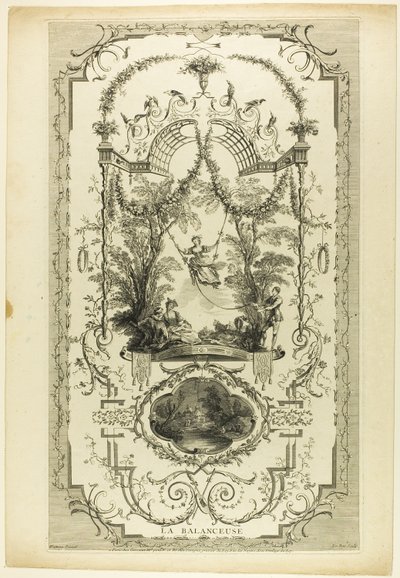 Die Schauklerin von Jacques Philippe Le Bas
