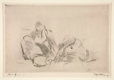 Les territoriaux (Die Gemeinderatsangestellten) von Jacques Villon