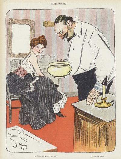 Illustration für Le Rire von Jacques Wely