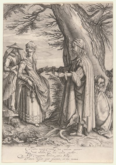 Wahrsagerin von Jacques de Gheyn II