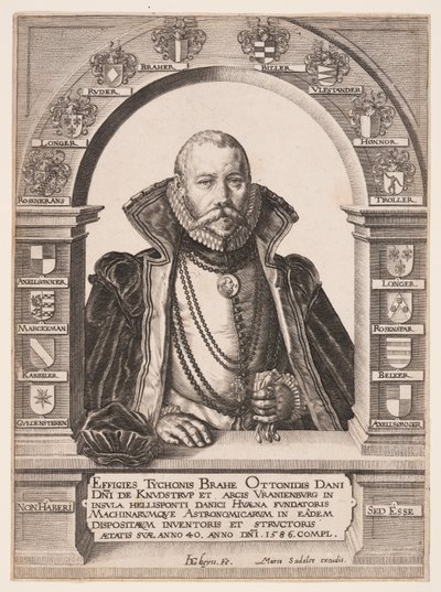 Tycho Brahe, Astronom von Jacques de Gheyn II