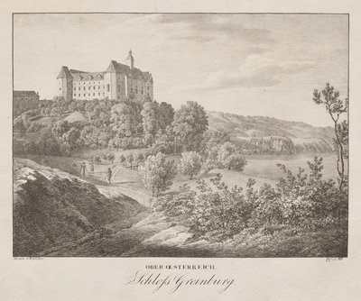 Oberösterreich, Schloss Greinburg von Jakob Alt