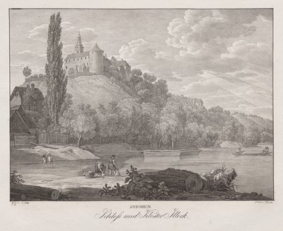 Syrmien, Schloss und Kloster Illock von Jakob Alt