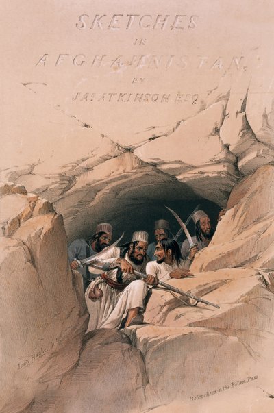 Belutschen im Bolan-Pass von James (after) Atkinson