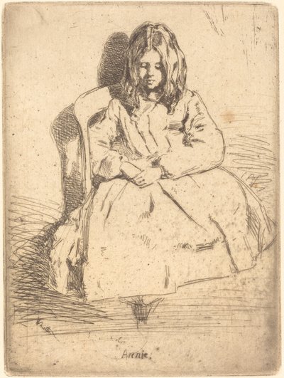 Annie sitzt von James Abbott McNeill Whistler