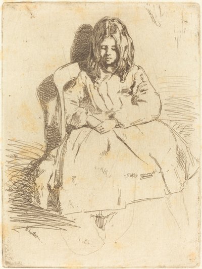 Annie sitzt von James Abbott McNeill Whistler