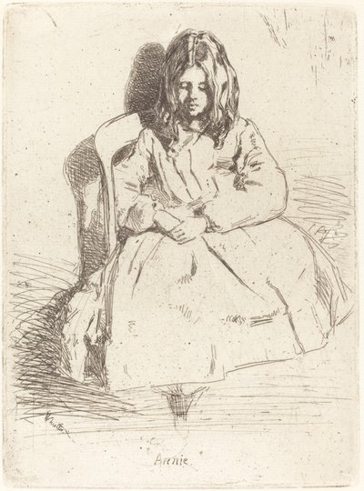Annie sitzend, 1858 von James Abbott McNeill Whistler