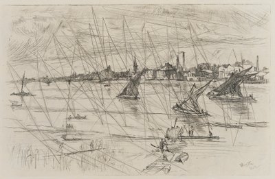 Battersea Reach, 1863 von James Abbott McNeill Whistler