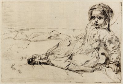 Bibi Valentin, 1859 von James Abbott McNeill Whistler