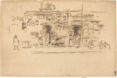 Vogelkäfige Chelsea, ca. 1886-1888 von James Abbott McNeill Whistler