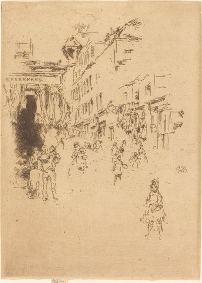 Cutler Street, Hounsditch, 1887 von James Abbott McNeill Whistler