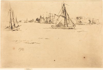 Dordrecht, 1884 von James Abbott McNeill Whistler