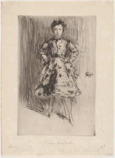 Elinor Leyland, 1873 von James Abbott McNeill Whistler