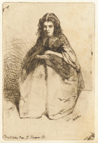 Fumette, 1858 von James Abbott McNeill Whistler