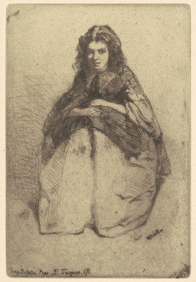 Fumette, 1858 von James Abbott McNeill Whistler
