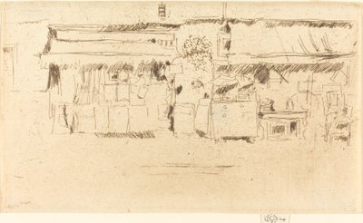 Möbelgeschäft, ca. 1887 von James Abbott McNeill Whistler