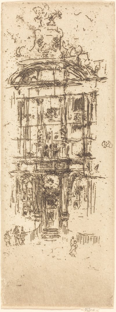 Gold-Haus, Brüssel von James Abbott McNeill Whistler