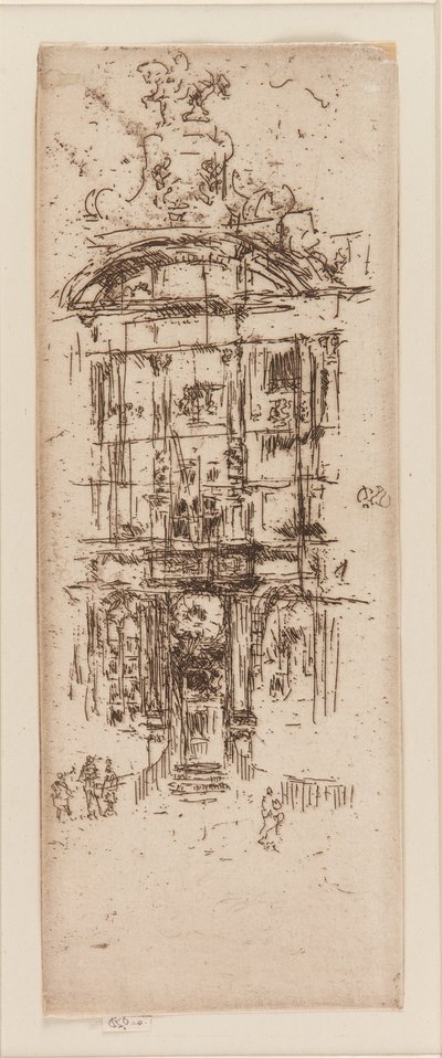 Goldenes Haus, Brüssel, 1887 von James Abbott McNeill Whistler