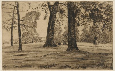 Greenwich Park, 1859 von James Abbott McNeill Whistler
