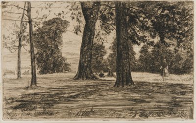 Greenwich Park von James Abbott McNeill Whistler