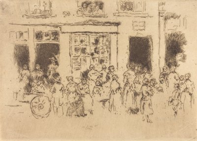 Hauptstraße, Brüssel von James Abbott McNeill Whistler