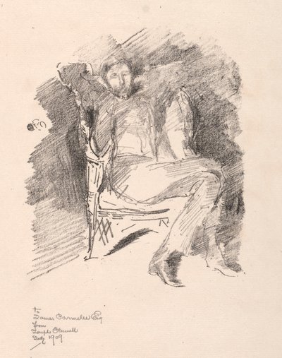 Joseph Pennell, Nr. 2, 1896 von James Abbott McNeill Whistler