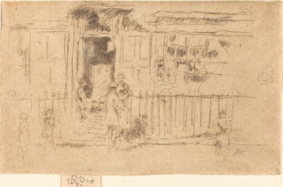 Kleine Schritte, Chelsea, ca. 1884-1886 von James Abbott McNeill Whistler