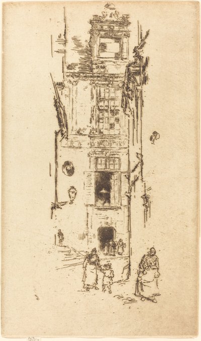 Mairie, Loches, 1888 von James Abbott McNeill Whistler