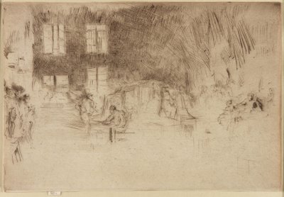 Murano-Glasofen, 1879-1880 von James Abbott McNeill Whistler