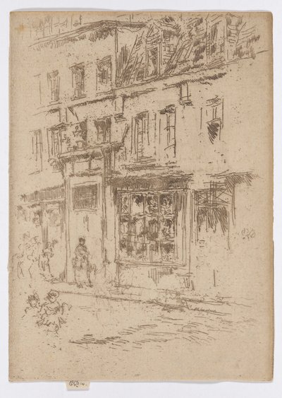 Petite Rue au Beurre, Brüssel von James Abbott McNeill Whistler