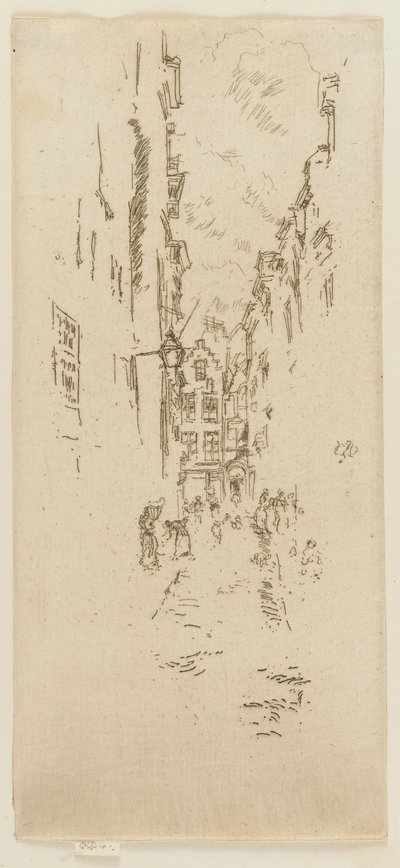 Petite Rue des Bouchers, 1887 von James Abbott McNeill Whistler