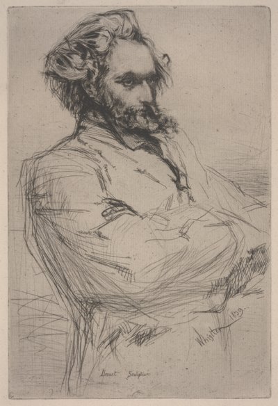 Porträt von Drouet von James Abbott McNeill Whistler