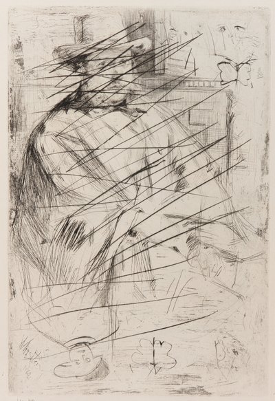 Porträt eines Mannes, 1860 von James Abbott McNeill Whistler