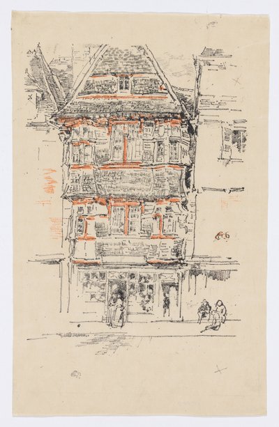 Rotes Haus, Paimpol von James Abbott McNeill Whistler