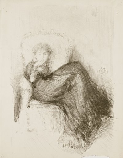 Studie: Maud sitzend, 1878 von James Abbott McNeill Whistler