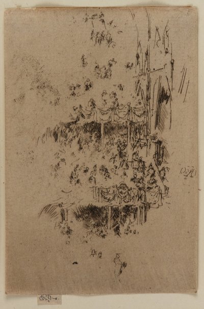 Das Abtei-Jubiläum, 1887 von James Abbott McNeill Whistler