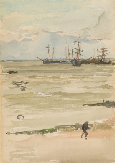 Der Ankerplatz, 1882-1884 von James Abbott McNeill Whistler