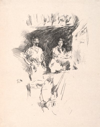 Die Brüder, 1895 von James Abbott McNeill Whistler