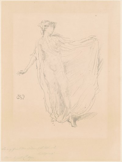 Das tanzende Mädchen, 1889 von James Abbott McNeill Whistler