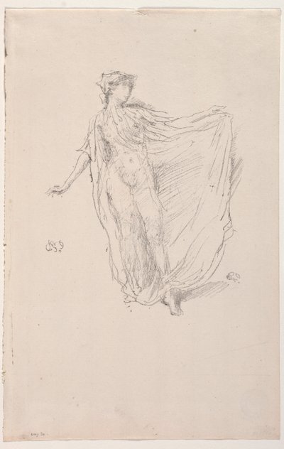 Das tanzende Mädchen, 1890 von James Abbott McNeill Whistler