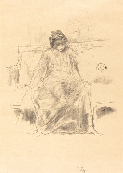 Die drapierte Figur, sitzend von James Abbott McNeill Whistler