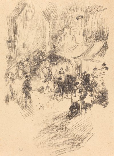 Der Jahrmarkt, 1895-1896 von James Abbott McNeill Whistler