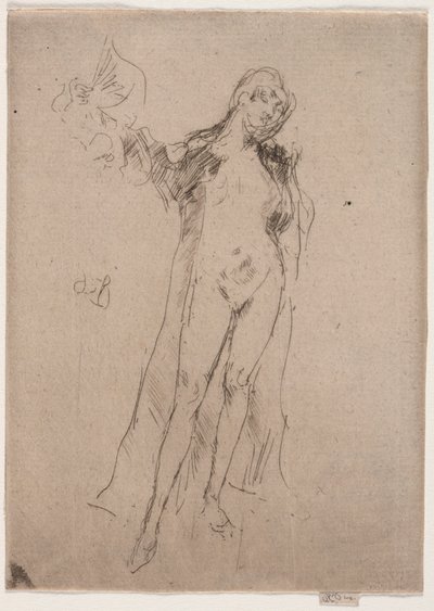 Das Fächermodell Nr. 3 von James Abbott McNeill Whistler