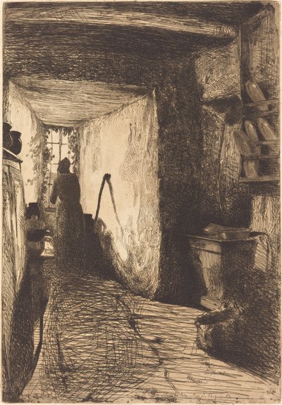 Die Küche, 1858 von James Abbott McNeill Whistler