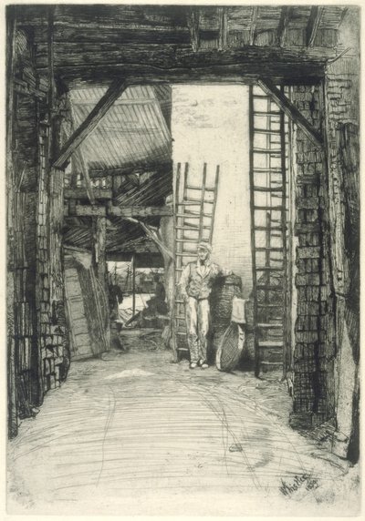 Der Kalkbrenner von James Abbott McNeill Whistler