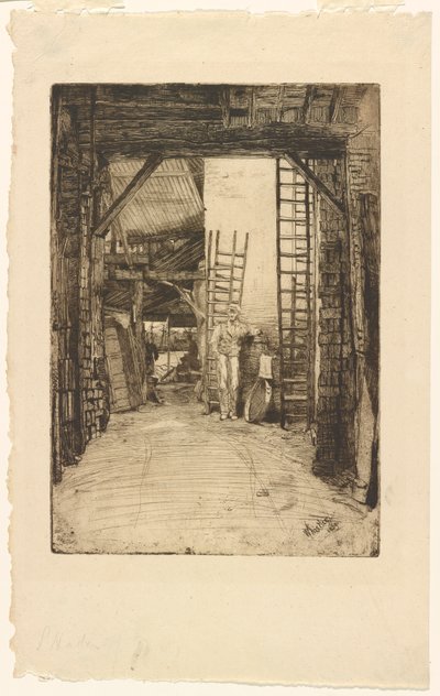 Der Kalkbrenner von James Abbott McNeill Whistler