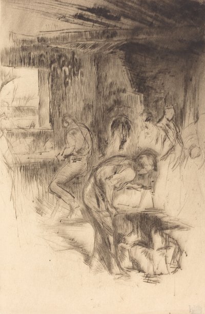 Die kleine Schmiede, 1875 von James Abbott McNeill Whistler