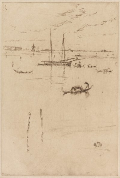 Die kleine Lagune, 1879-1880 von James Abbott McNeill Whistler