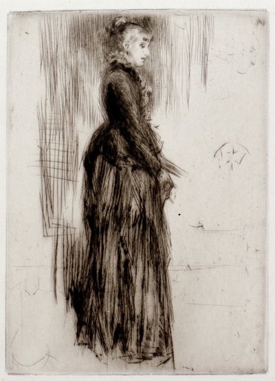 Das kleine Samtkleid von James Abbott McNeill Whistler
