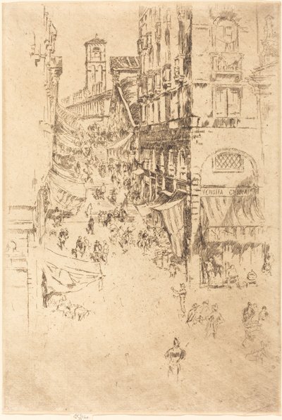 Der Rialto, 1880 von James Abbott McNeill Whistler